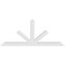 Ekena Millwork Saratoga Architectural Grade PVC Gable Bracket, 72"W x 30"H x 4"D x 4"F, 10/12 Pitch GBP072X30X0404SAR00 - alternate 4